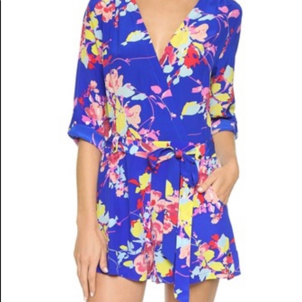 Yumi Kim 100% Silk Liz Floral Romper